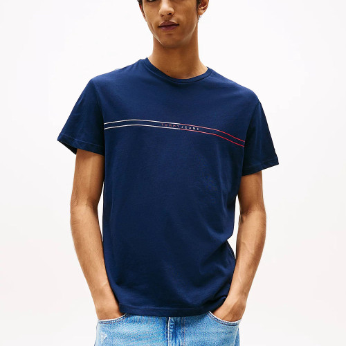 Tommy Hilfiger Ανδρική κοντομάνικη μπλούζα Logo Slim T-Shirts 2-Pack